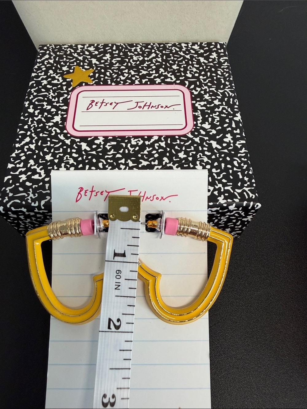 Betsey Johnson | Teacher Inspired Pencil Heart Earrings & Bracelet Set โ๏ธ๐ - Picture 5 of 9